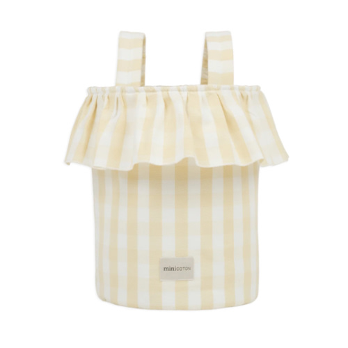 Basket Vichy - Butter + White · Minicoton