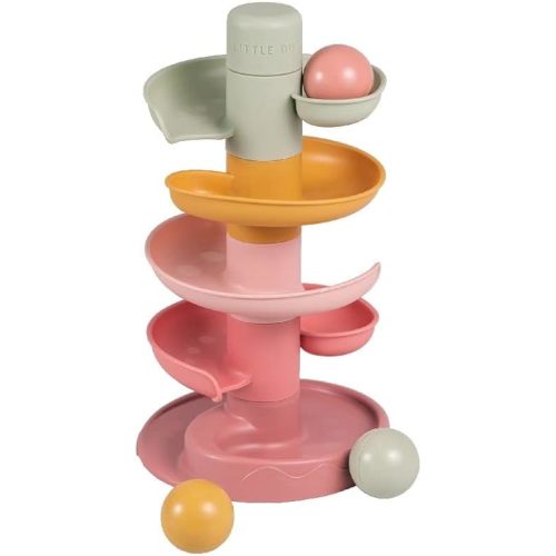 Little Dutch - Spiral Tower with Balls - Pink