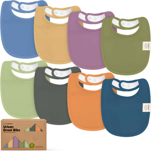 8-Pack Urban Drool Bibs (Cruise)