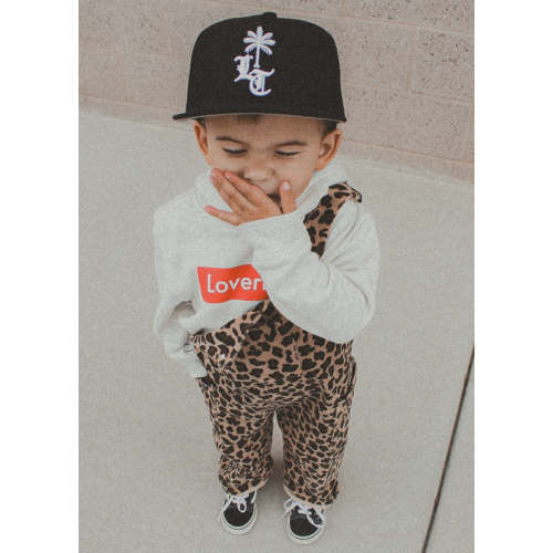 Leopard Print Overalls