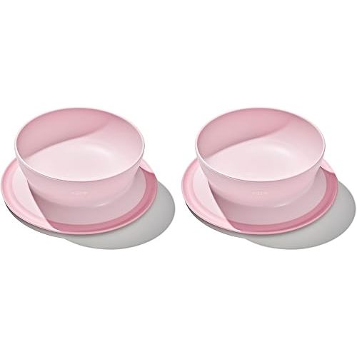 OXO Tot Stick and Stay Suction Bowl - Blossom (Pack of 2)