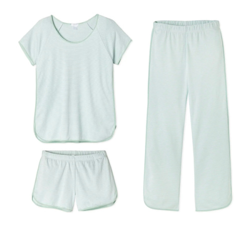 LAKE | Pima Cotton Pajamas | Parisian Green Pajama Bundle