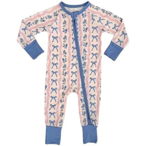 IN MY JAMMERS Bamboo Viscose Baby Zipper Romper Pajamas for Girls & Boys