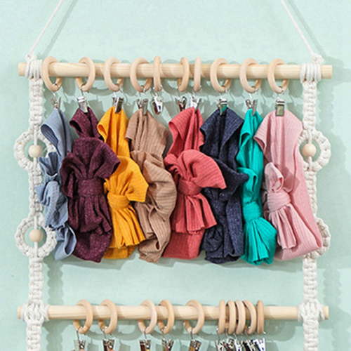 Headband Holder Hair Bows Organizer for Hair Accessories Organizer Headband Wall Hanging Decor for Girls, Baby
