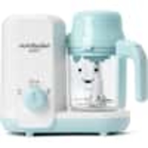 NutriBullet NBY50200 16 oz. 2 Speed Baby Streamer and Blender - White Blue NBY50200