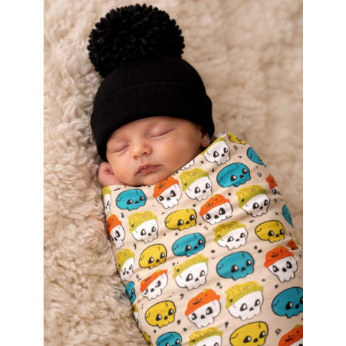 Stretch Swaddle Blanket, Skelli Boys – SpearmintLOVE