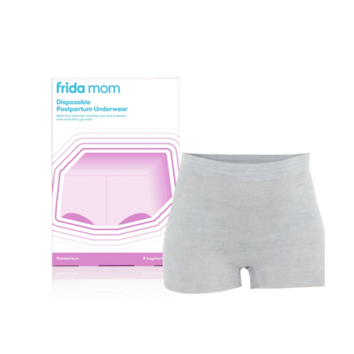 (Paquete de 3) Ropa Interior Posparto Desechable Frida Mom para Mujer, Boyshort (8 Unidades)