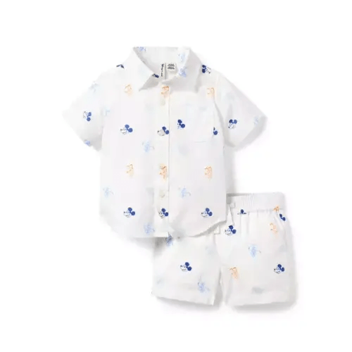 Disney Mickey Mouse Cabana Matching Baby Set