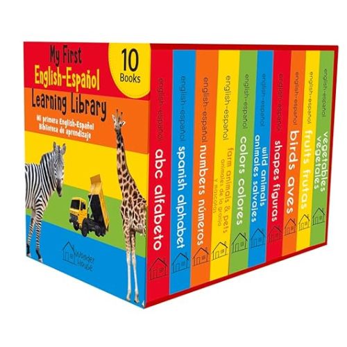 My First English - Español Learning Library (Mi Primera English - Español Learning Library): Boxset of 10 English - Spanish Board Books (Spanish Edition)