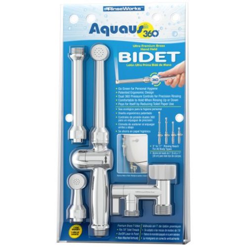 Aquaus 360° Handheld Bidet for Toilet - NSF Certified - RinseWorks