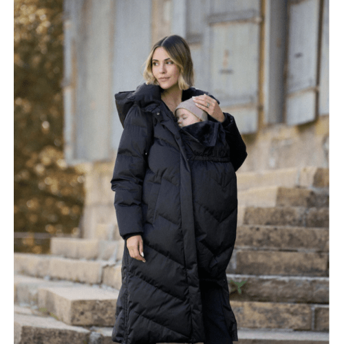 Buy Seraphine Black Long 3-In-1 Maternity & Babywearing Puffa Coat from Next USA