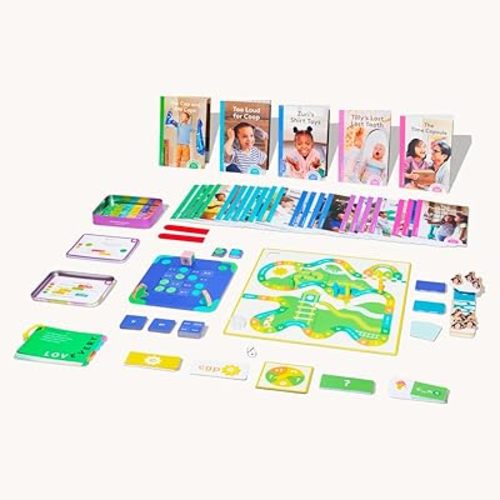 Lovevery, The Reading Skill Set for 1st & 2nd Grade, Includes 3 Games & 27 Books for Early Readers