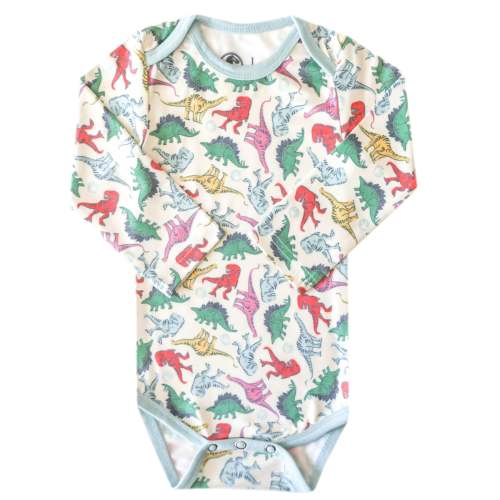 Long Sleeve Bodysuit - Dinosaurs of Jurassic Park 6-12 months