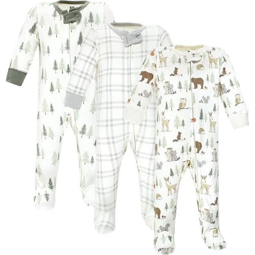 Hudson Baby Unisex Baby Cotton Sleep and Play