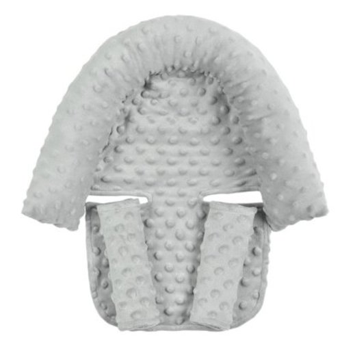 1pc Head and Neck Support Pillow with Seat Belt for Car,Comfortably, Perfect for Carseats,Gray
