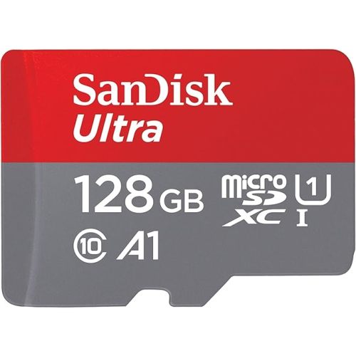 [Older Version] SanDisk 128GB Ultra microSDXC UHS-I Memory Card with Adapter - 120MB/s, C10, U1, Full HD, A1, Micro SD Card - SDSQUA4-128G-GN6MA