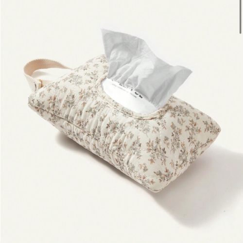 Cozy Pixies Portable Mommy Bag, Hanging Floral Tissue & Diaper Wet Wipes Dispenser For Baby Stroller