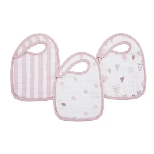 Heart Breaker Classic Snap Bib 3pk | aden + anais