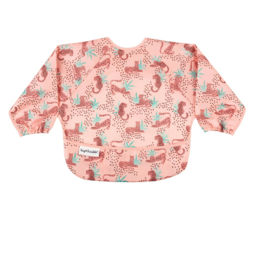 Tiny Twinkle - Mess-Proof Long Sleeve Bib - Leopard - Tiny Twinkle