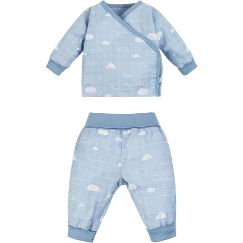 Under the Nile Organic Cotton Muslin Side Snap Top and Pants Set