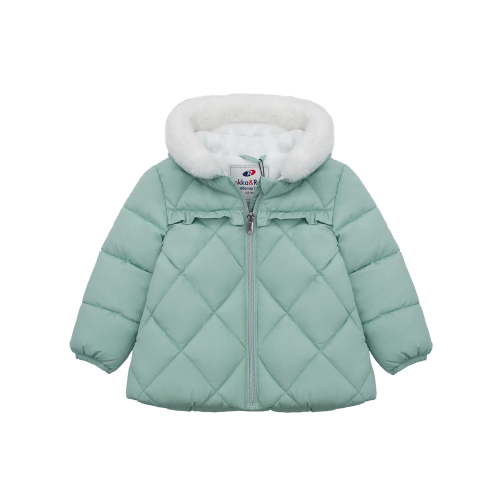 Rokka&Rolla Baby Girls' Puffer Jacket Toddler Winter Coat, Sizes 6-24M