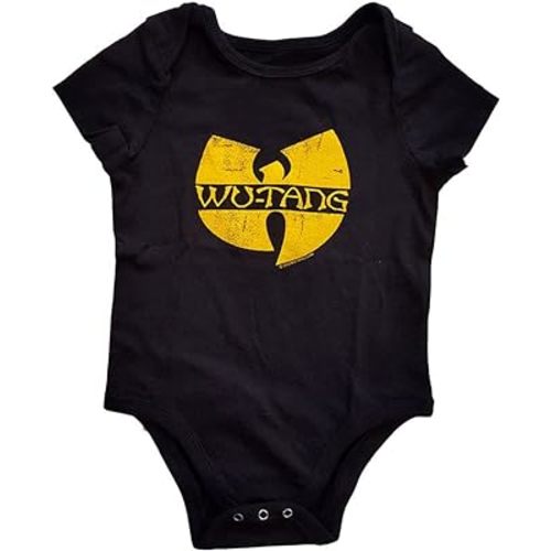 Rock Off officially licensed products Boys' Wu Tang Clan Logo Bodysuit Black