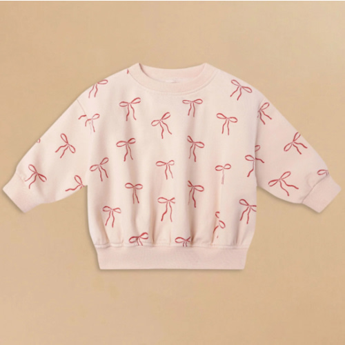 Ruth Bows Sweatshirt by Quincy Mae