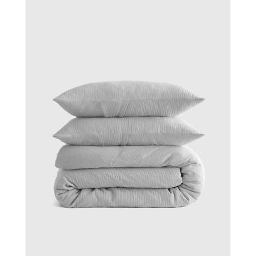 Organic Airy Gauze Duvet Cover Set | Quince in Mist