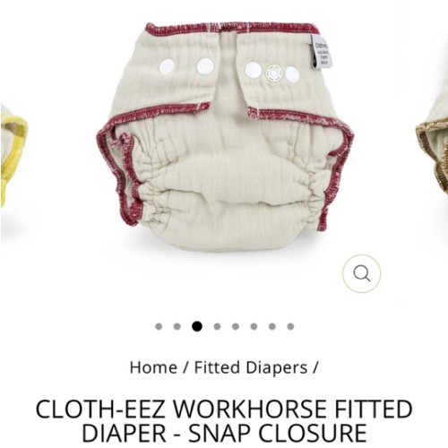 Workhorse Cloth Diaper - Size Medium