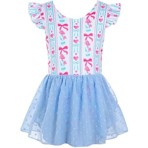 Funnycokid Ballet Leotard for Girls Dance Leotards Ballerina Outfit