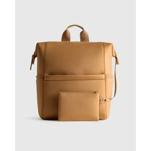 All-Day Neoprene Diaper Backpack in Mocha