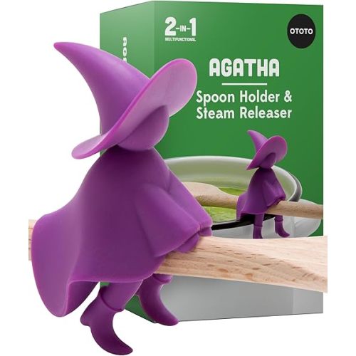 Funny Spoon Holder by OTOTO - Spoon Rest for Stove Top - Cooking Gadgets, Cooking Gifts, Cool Kitchen Gadgets, Cool Gifts, Cute Kitchen Accessories