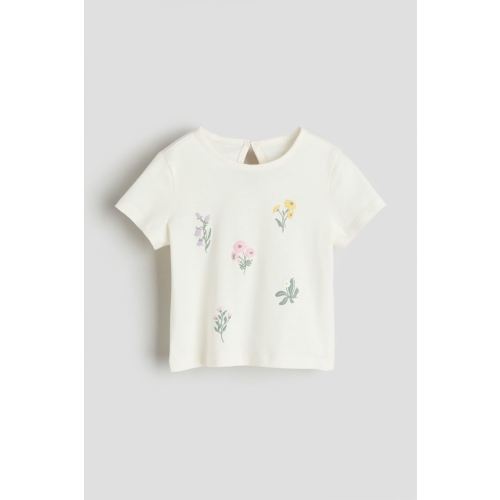 Motif-detail Cotton Top