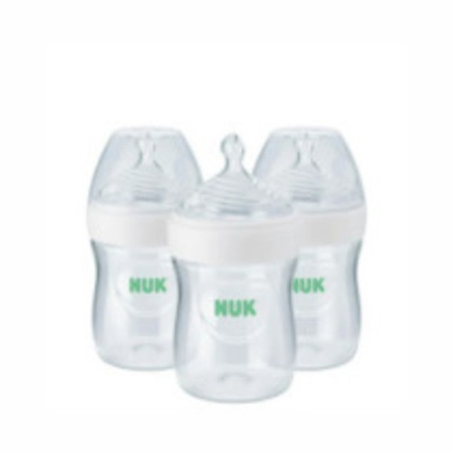 NUK Simply Natural Bottle with SafeTemp - 3pk