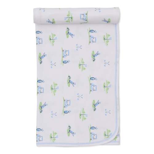 Fairway Foursome Blue Blanket