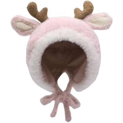 MINGSEECESS Kids Knitted Beanie Hat Cute Frog Cartoon Winter Warmer Cap with Big Eyes for Baby Boys Girls