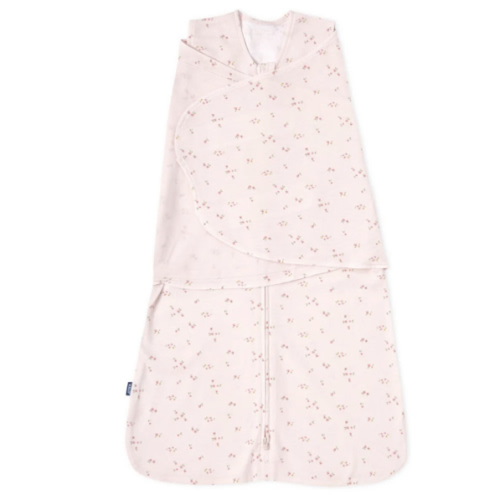 Pink Floral Cotton Swaddle Newborn | HALO