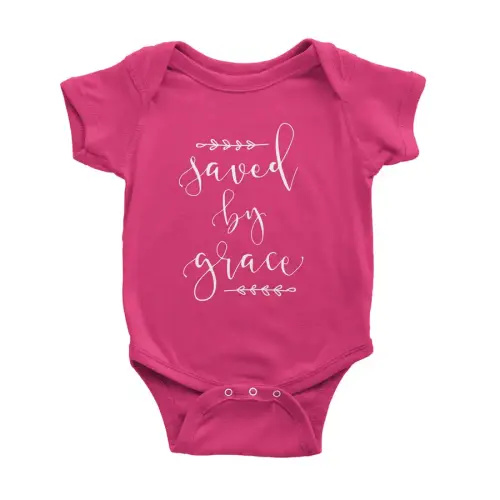 Saved By Grace Onesie | Missional Wear