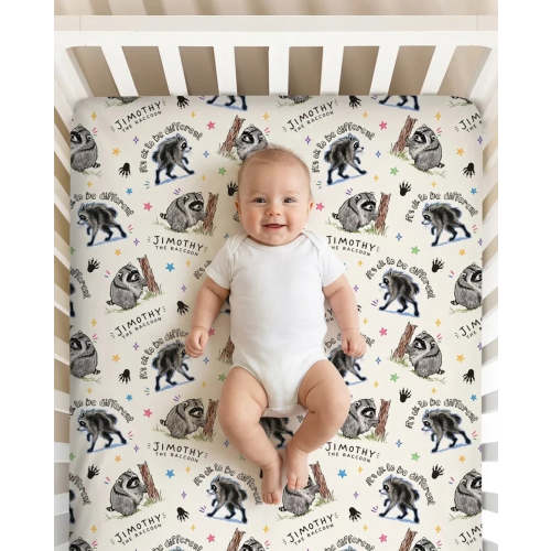 It's Okay to be Jimothy Bamboo Fitted Crib Sheet – Zumbamboo