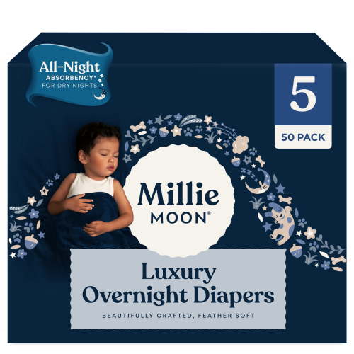 Millie Moon Overnight Diapers, Size 5, 50 Count (Select for More Options)