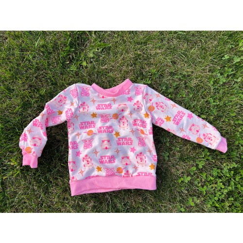 Pink baby yoda kids sweater, baby girl star wars outfit, baby yoda fall sweater, cute outfit, winter outfit, baby sweater