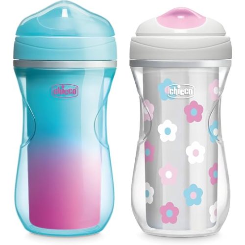 Chicco Insulated Sippy Cup, 9oz, 12+ Months, 2-Pack