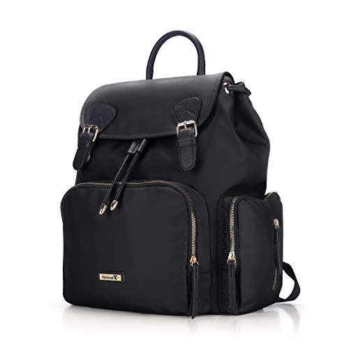 Hafmall Diaper Backpack Diaper Bag with Stroller Hooks, Pañaleras para Bebe, Diaper Backpack for Mom