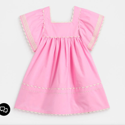 Ric Rac Dress | Candy Pink | Seed Heritage