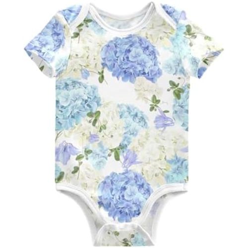 vvfelixl Baby Girls' Bodysuits Llama Alpaca Cactus Short Sleeve Cotton Baby Clothes For Girls 0-24 Months Black