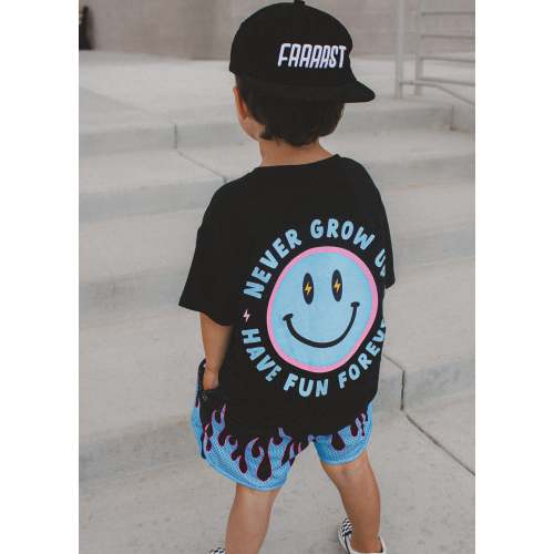 Never Grow Up T-Shirt - Blue | Little Trouble