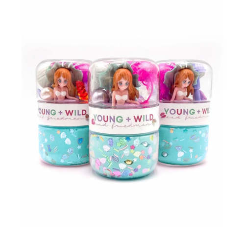 Young + Wild & Friedman - Grab & Go Dough Jar - Mermaid