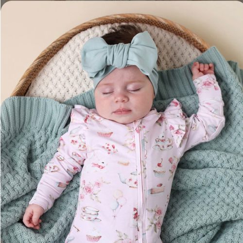 Sage Oversized Bow | Snuggle Hunny
