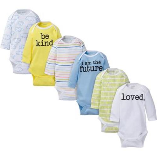 Long Sleeve Bodysuits - Unisex Onesies® Bodysuit 6-Pack