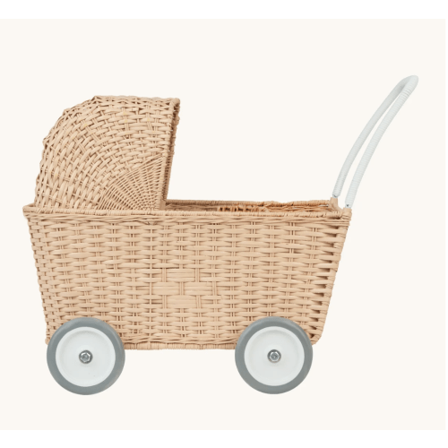 Olli Ella Rattan Strolley - Seashell